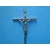 Krzyż metalowy kolor srebrny 15,5 cm